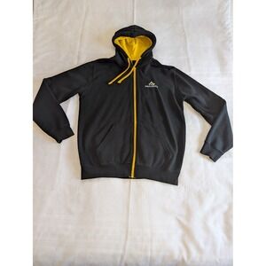 Kariban Men's Hooded Zip Up Black Sweater‎